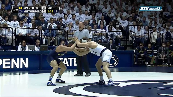 Michigan at Penn State Wrestling: 149 Pounds - Pan...