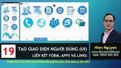 #Appsheet 19 Tạo Giao Diện Người Dùng #UX liên kết các #App   #Form  #Links