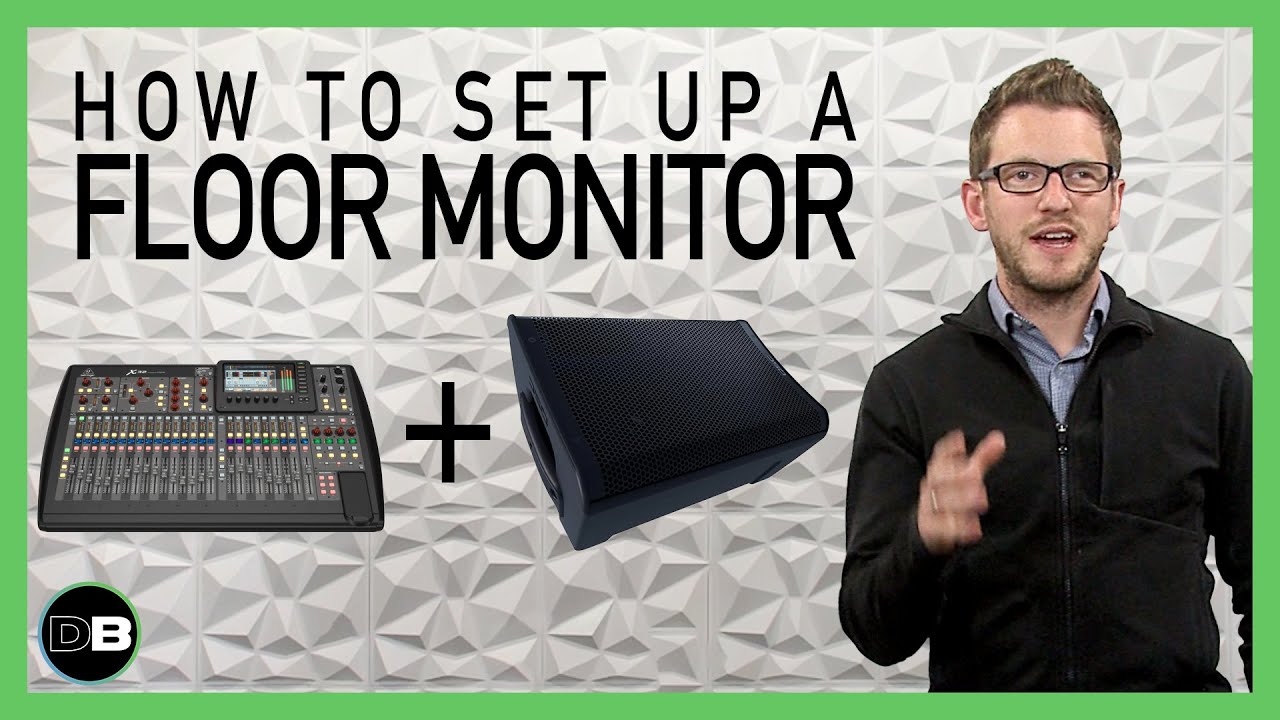 How to set up and mix a floor monitor on the Behringer X32 