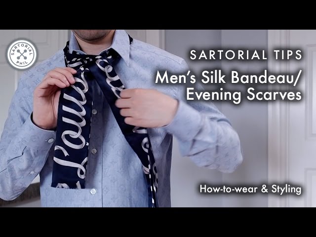 ways to wear louis vuitton scarf men｜TikTok Search