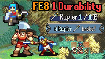 FE8 1 Durability Step 0: Set all weapons in the game to 1 durability