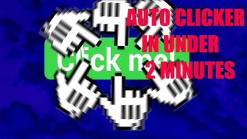 How to make an auto clicker in under 1 minute