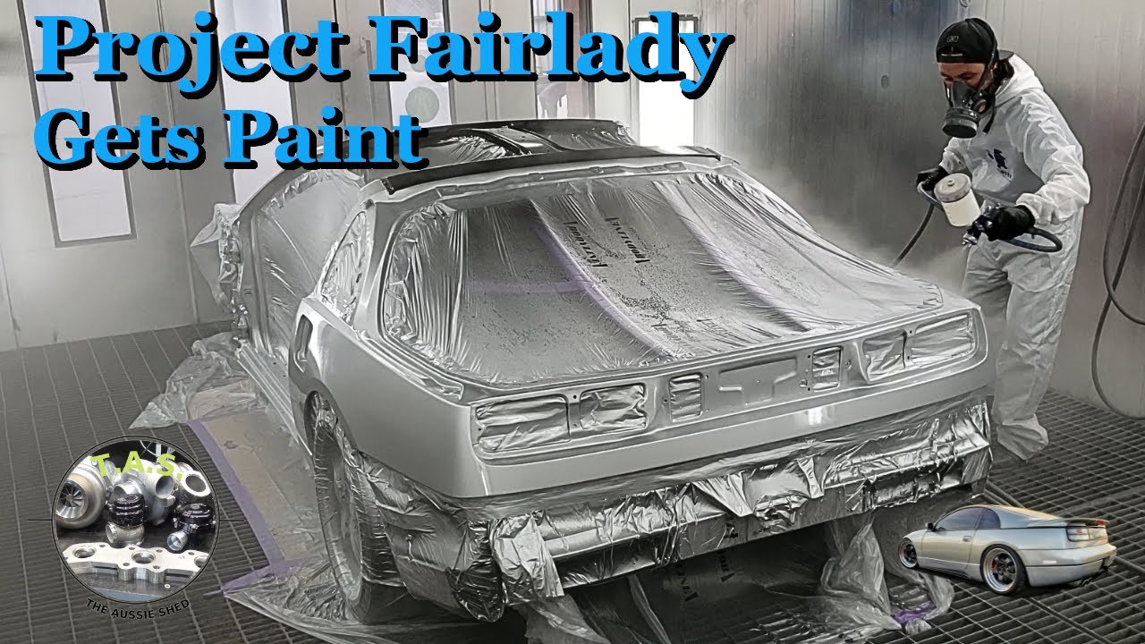 Nissan Z32 300zx Twin Turbo Gets A Paint Job.