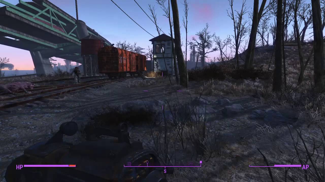 Fallout 4 rail gun 120dmg YouTube