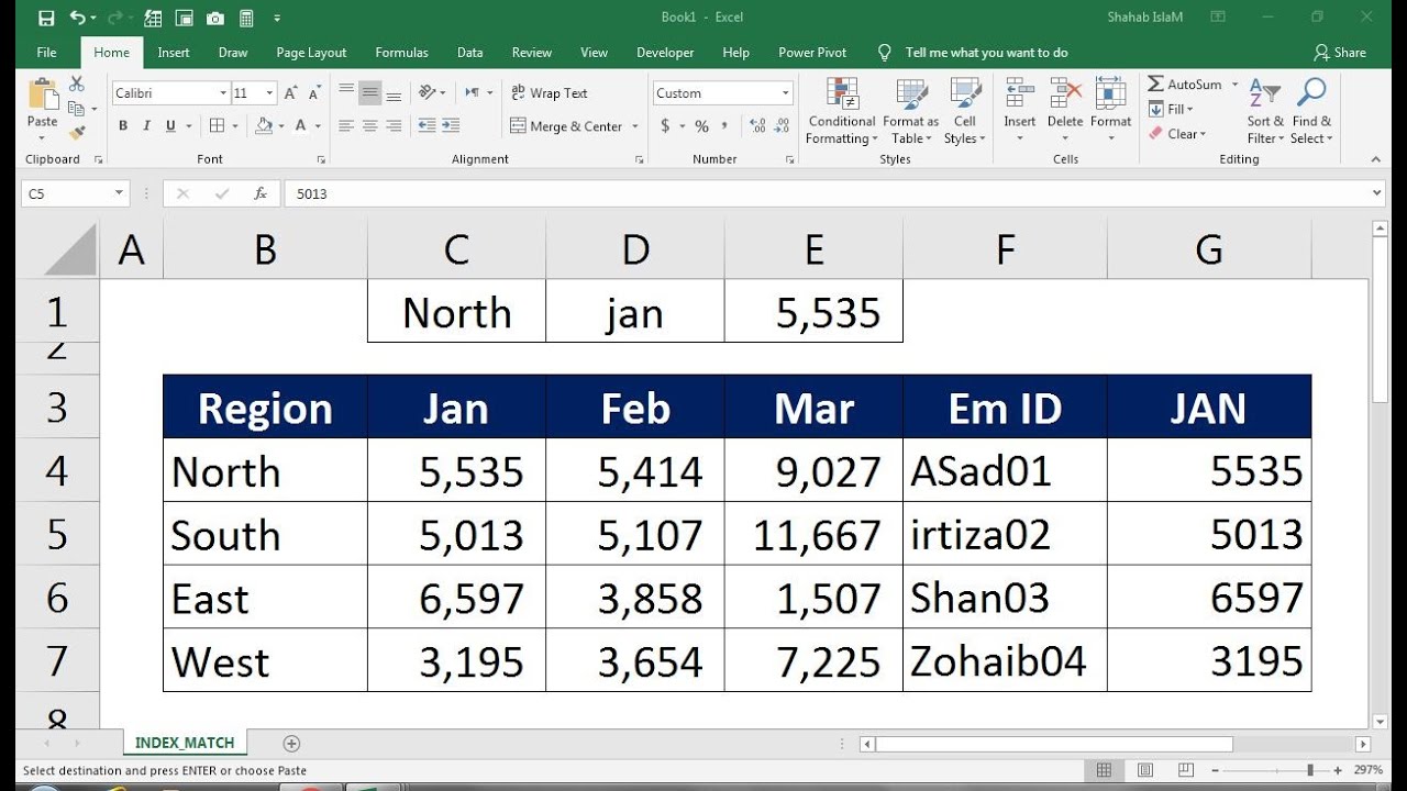 How To Use Index Match Across Multiple Worksheets