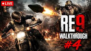 🔴 LIVE | 🚀 Dr. Gideon Just Tried To End Leon! 😱 | Resident Evil 9 LIVE🔥Part 4