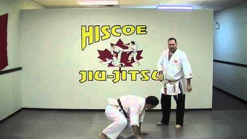 How to throw someone with a two arm shoulder throw - Hiscoe Jiu-Jitsu