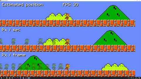 Mario physics and how to convert values for delta time