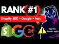 How To Rank On FIRST PAGE Of Google | Shopify SEO