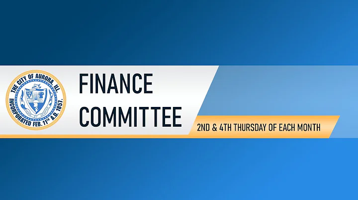 Streaming LIVE: Aurora Finance Committee Meeting | 02-29-2024
