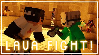 LAVA FIGHT \/ DREAM ANIMATION | Minecraft Manhunt 4v1 Final Rematch | MINECRAFT ANIMATION (MAZER)