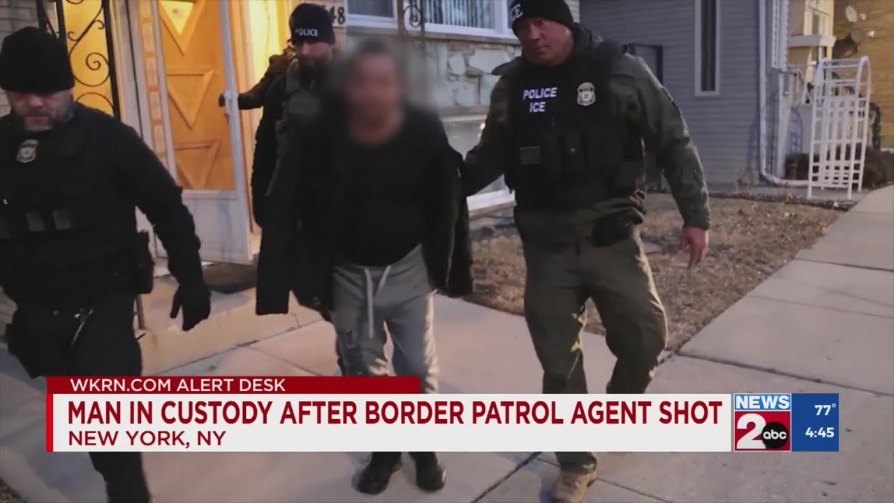 Man in custody after off-duty Border Patrol agent shot - YouTube