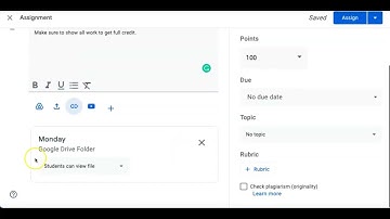 Creating e-Learning Folders and Assignments using Google Drive and Google Classroom