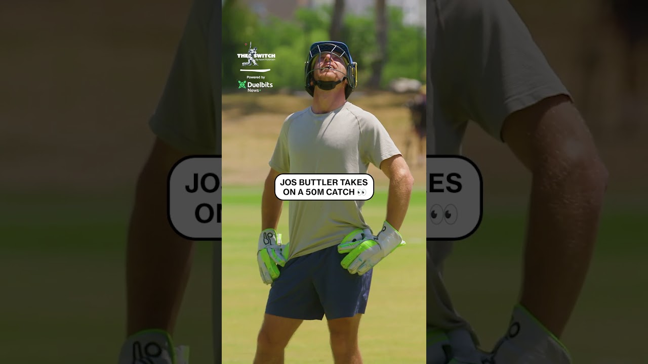 Jos Buttler Takes On A 50m Catch! 😮