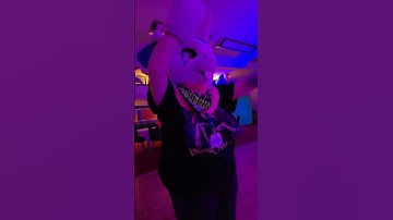 Nidoran Fursuit dancing at the Aberacon Rave! #furry #cosplay #costume #fursuit