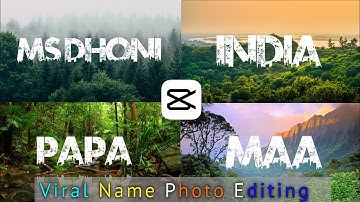 Viral Jungle font Name Reels Editing Tutorial New Capcut Template JUST ONE CLICK 