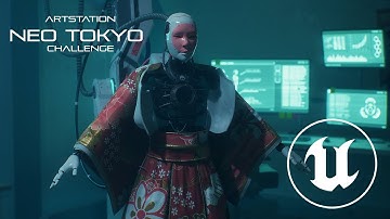 [UE5] ArtStation NeoTokyo Challenge - Geisha Android Shop