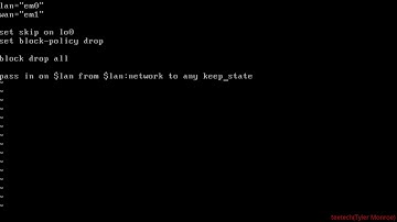 OpenBSD Network Router/Firewall Setup Part 2/3 Configuration