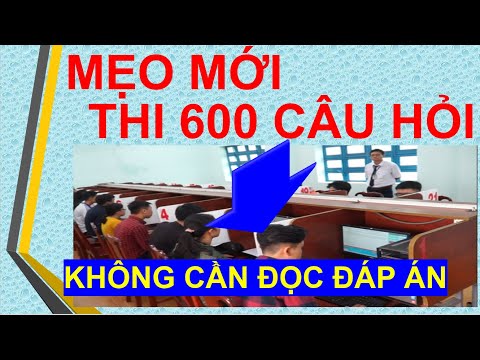 Video MẸO MỚI 600 CÂU HỎI THI BẰNG B2 C NĂM 2021 - Thầy Chiến - youtube