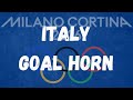 Team Italy Olympic Games 2026 Goal Horn🔵🟡⚫🟢🔴
