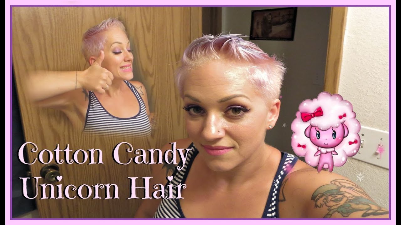 Hair Transformation Pt. 2 Cotton Candy Unicorn Hair YouTube