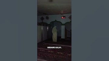 jin muslim sholat dimasjid #horror #pocongsensasi #hantu #jin