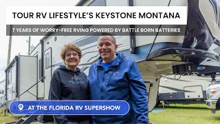 Tour RV Lifestyle’s Keystone Montana | 7 Years of Worry-Free RVing Powered by Battle Born Batteries by Battle Born Batteries 2,506 views 3 months ago 4 minutes, 18 seconds