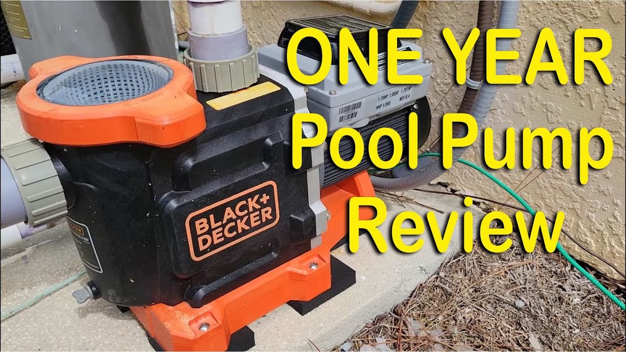 1-Year Black and Decker Variable Pool Pump Review 