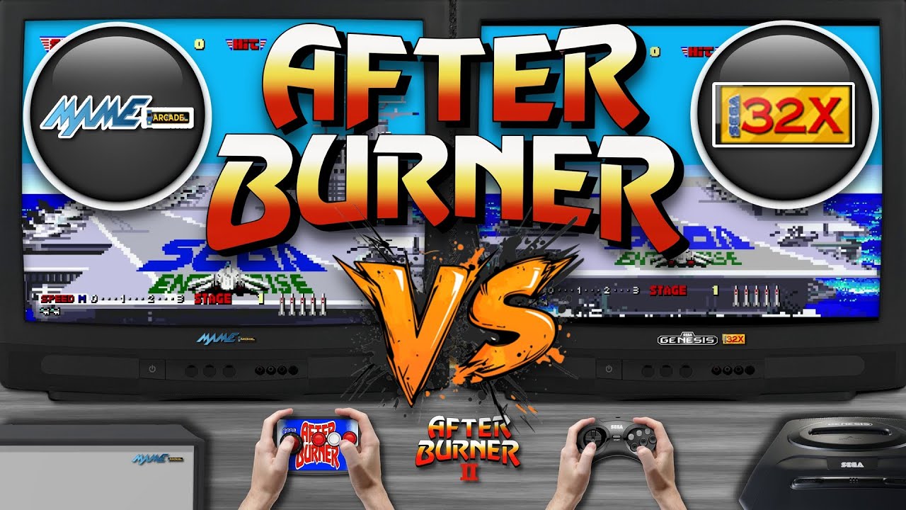 After Burner II 🎮 Arcade vs Sega 32X | Side-by-Side Comparison