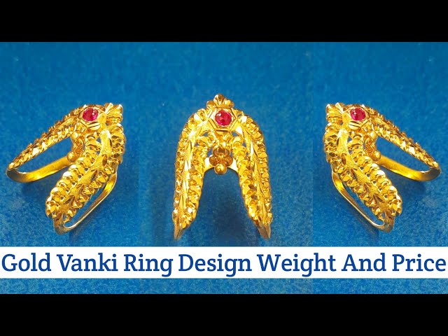 Graceful Gold Women Vanki Ring