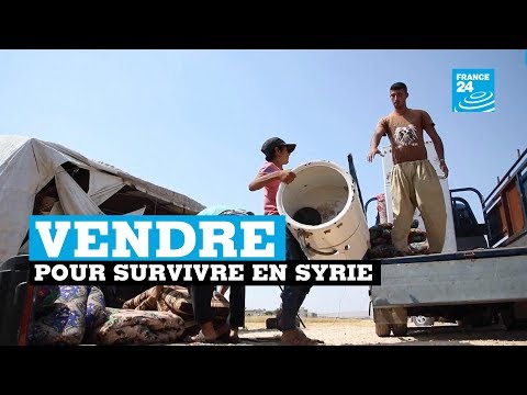 Des déplacés syriens contraints de vendre leurs biens pour survivre