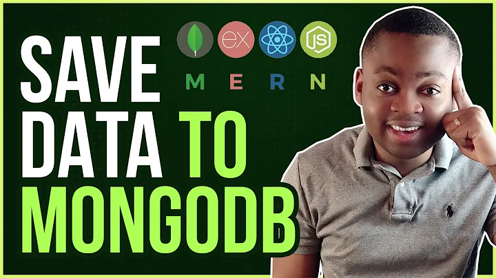 Save data to MongoDB with Mongoose