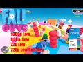Fall Guys | Intel Iris Xe Graphics | 1080p, 900p, 720p, Low Setting | Gaming with or Without GPU