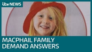 Alesha MacPhail’s family reveal 'hurt' at not being told of report | ITV News