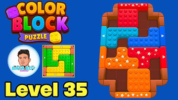 Color block puzzle 3d jam level 35 solution walkthrough
