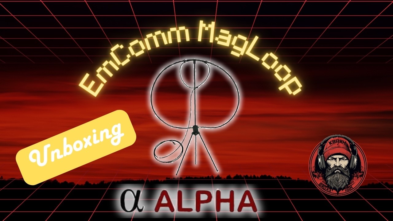Распаковка антенны Alpha Antenna EmComm MagLoop | Мощная антенна в миниатюрном корпусе