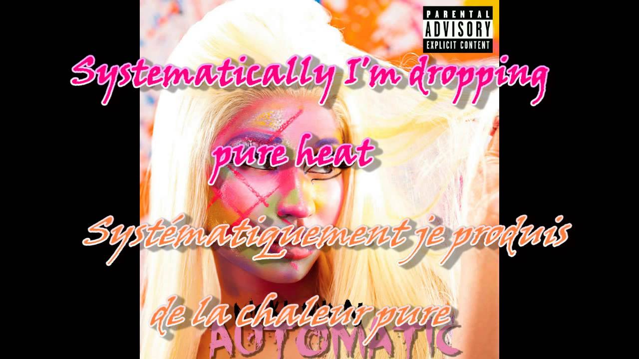 Nicki minajAutomatic (Lyrics et traduction française) YouTube