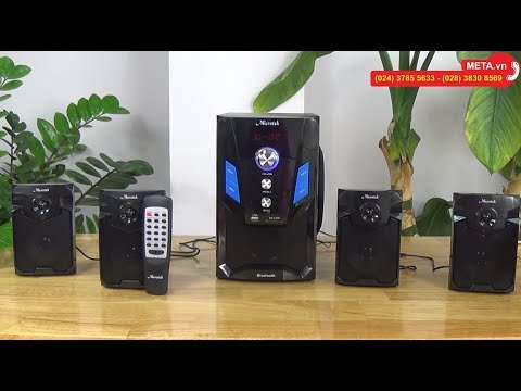 Loa vi tính Microtek MT-665BT 4.1 kết nối bluetooth, công suất 70W