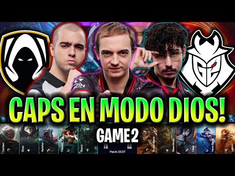 CAPS ACTIVA SU MODO DIOS CONTRA FLAKKED! | TEAM HERETICS vs G2 ESPORTS GAME 2 LEC SPRING 2025 LVP