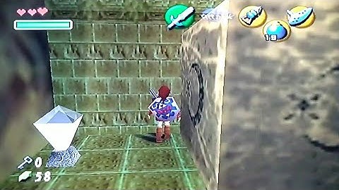 Ocarina of Time: Fire Temple Song of Time Block Clip