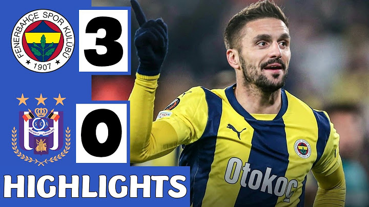 🔴Fenerbahce vs Anderlecht 3 - 0 HIGHLIGHTS | Europa League