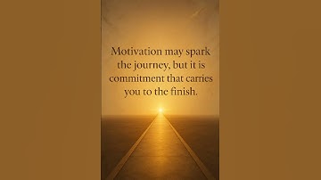 Commitment Over Motivation | The Secret to Unstoppable Success #innerresilience #positivitychannel
