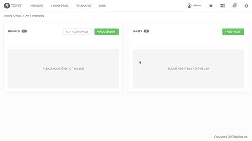 ansible tower configure and manage ec2