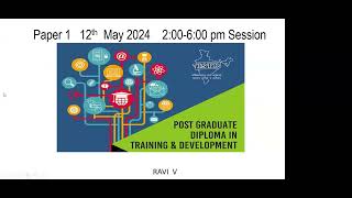 Paper 1: Business Strategy and HRD 12-May-24 2:00 PM to 6 :00PM  Ravi PRecording 1686x768