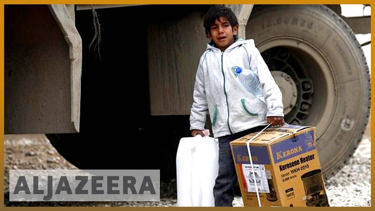 منظمة الصحة العالمية: أطفال ورضع يموتون بسبب انخفاض حرارة الجسم في مخيم بسوريا | الجزيرة الإنجليزية