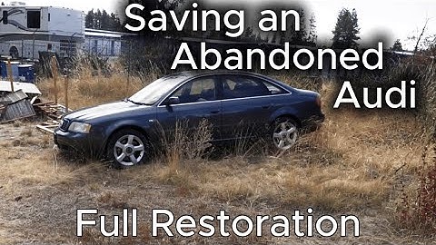 Restoring an Audi That Sat for Years – Full Transformation!