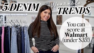 WALMART FALL HAUL🍂 20 DESIGNER INSPIRED JEANS! 👖 Walmart Jean Try On Haul  & 2023 JEAN TRENDS ✨ 