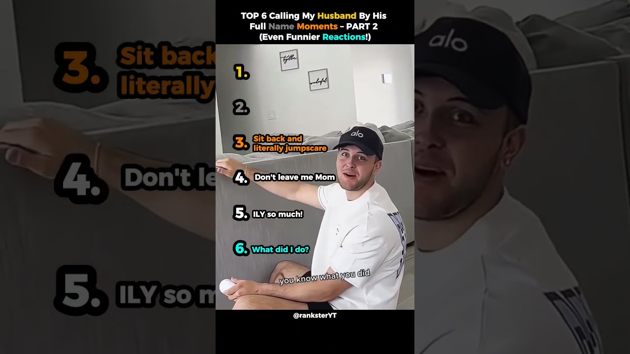 TOP 6 Calling My Husband By His Full Name Moments PART 2 Even Funnier Reactions 