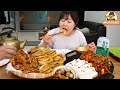 비오는날 생각나는 메뉴 특집! 두부김치, 모듬전, 사이다막걸리 꿀조합 먹방 | Tofu Kimchi Mukbang ASMR