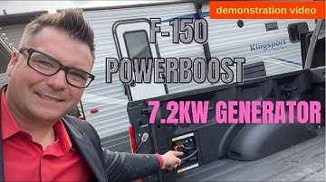Ford F-150 PowerBoost 7.2kW Generator Running an RV!